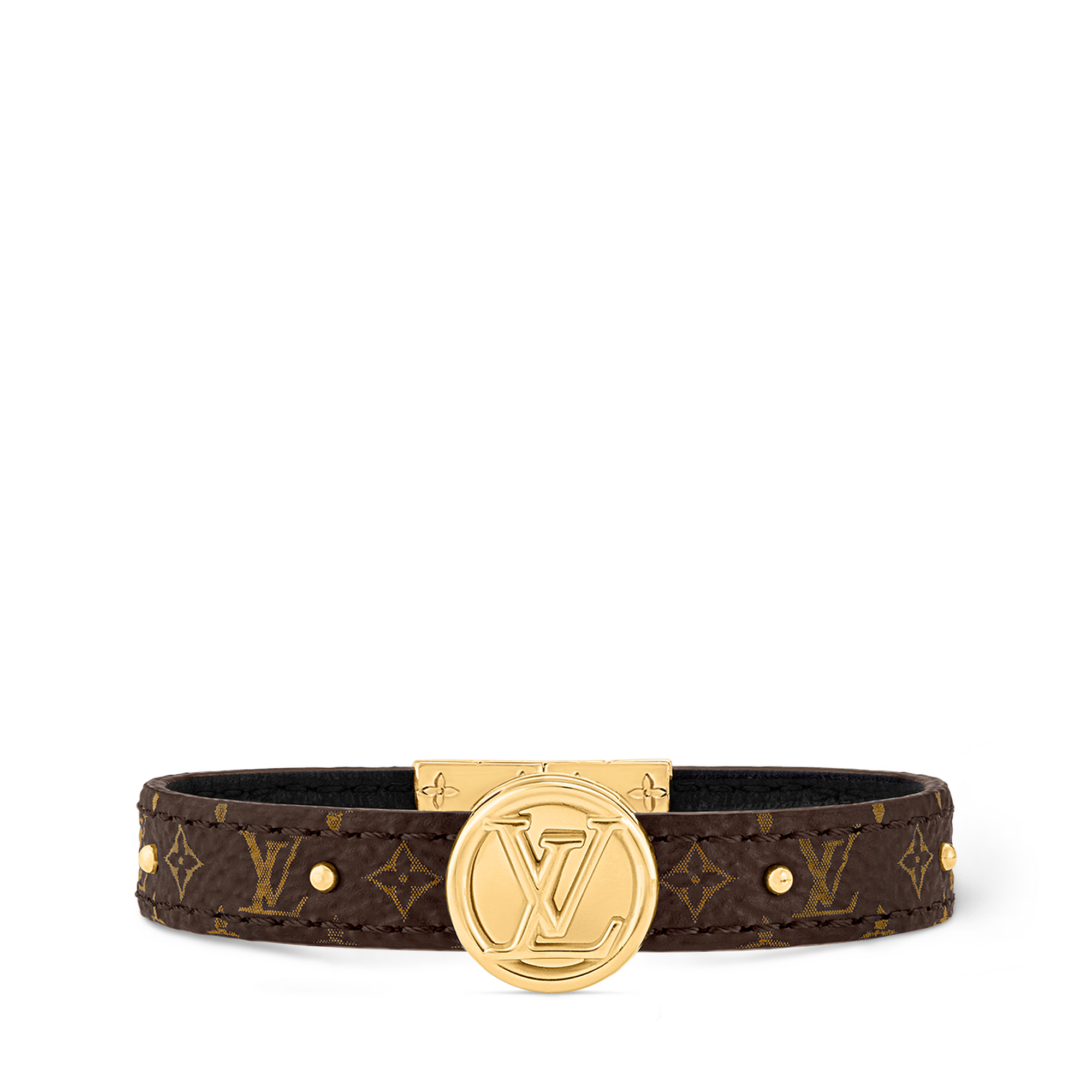 ルイヴィトン LOUIS VUITTON モノグラムリバース ブラスレ ブルーミング M6597F アクセサリー ファッション小物 ブレスレット モノグラムリバースキャンバス ブラウン